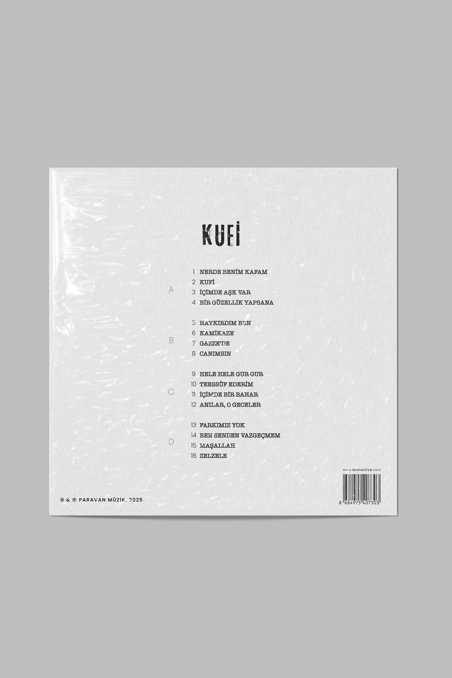 DUMAN - KUFİ / PLAK