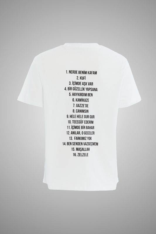 T-01 / Kufi Oversize T-Shirt - Beyaz